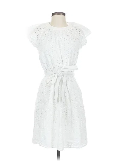 Pre-owned Gap Casual Dress In White