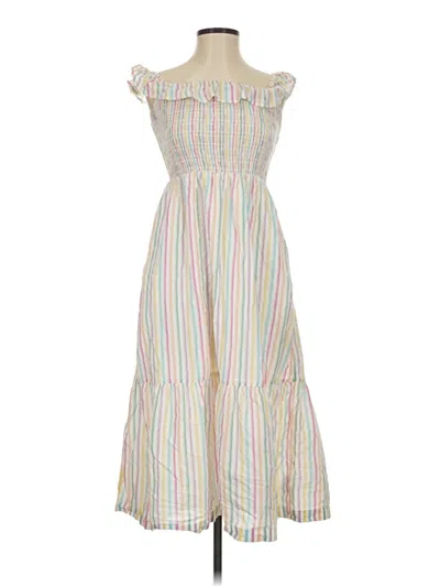 Pre-owned Gap Casual Dress In White