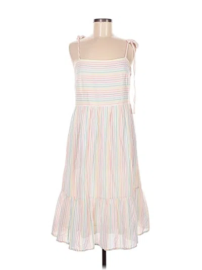 Pre-owned Gap Casual Dress In White