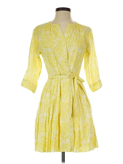 Pre-owned Gap Casual Dress In Yellow