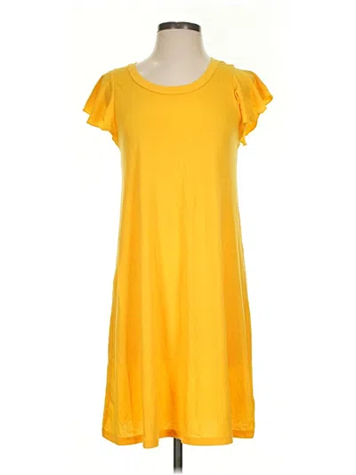 Pre-owned Gap Casual Dress In Yellow