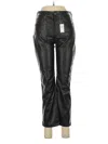 Gap Faux Leather Pants In Black