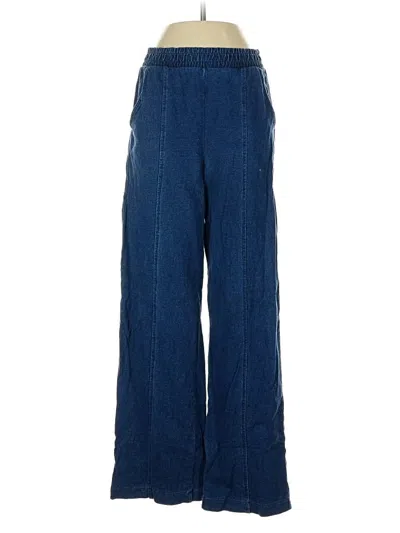 Pre-owned Gap Casual Pants In Blue