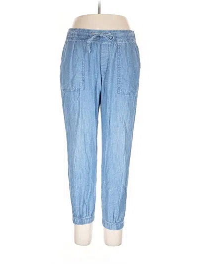 Pre-owned Gap Casual Pants In Blue
