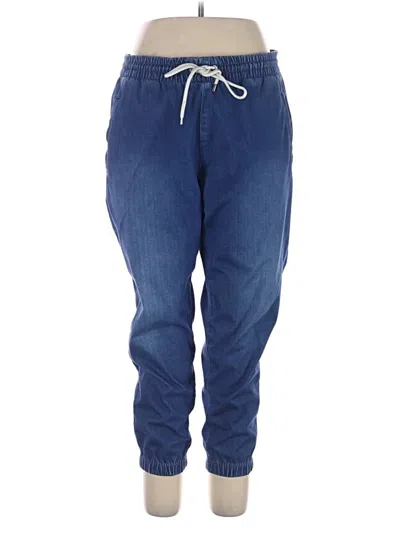 Pre-owned Gap Casual Pants In Blue
