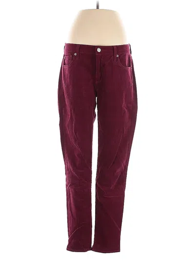 Pre-owned Gap Casual Pants In Burgundy