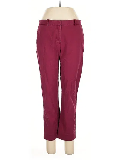 Pre-owned Gap Casual Pants In Burgundy