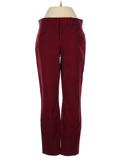 Pre-owned Gap Casual Pants In Burgundy