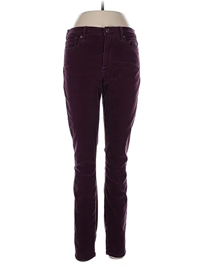 Pre-owned Gap Casual Pants In Burgundy