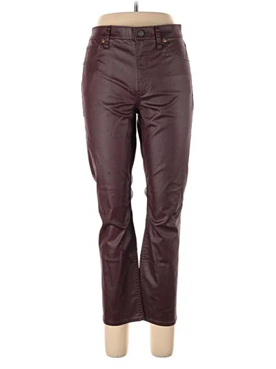 Pre-owned Gap Casual Pants In Burgundy
