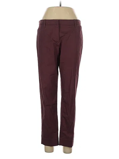Pre-owned Gap Casual Pants In Burgundy