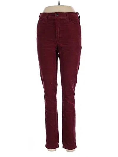 Pre-owned Gap Casual Pants In Burgundy