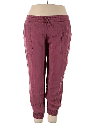 Pre-owned Gap Casual Pants In Burgundy