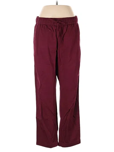 Pre-owned Gap Casual Pants In Burgundy