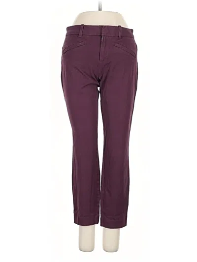 Pre-owned Gap Casual Pants In Burgundy