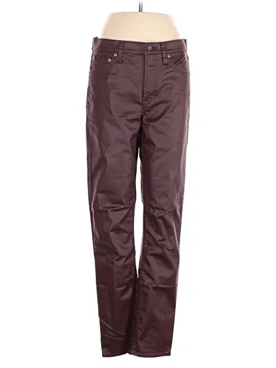Pre-owned Gap Casual Pants In Burgundy