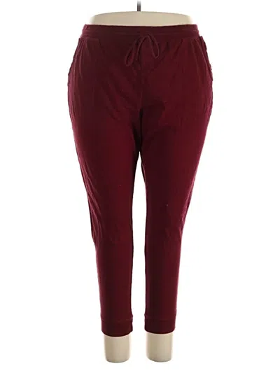 Pre-owned Gap Casual Pants In Burgundy