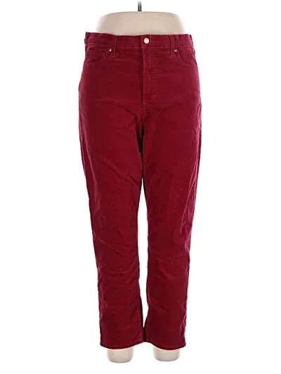 Pre-owned Gap Casual Pants In Burgundy