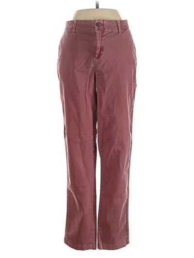 Pre-owned Gap Casual Pants In Burgundy