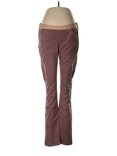 Pre-owned Gap Casual Pants In Burgundy