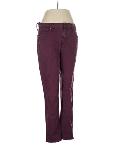 Pre-owned Gap Casual Pants In Burgundy