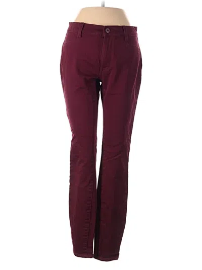 Pre-owned Gap Casual Pants In Burgundy