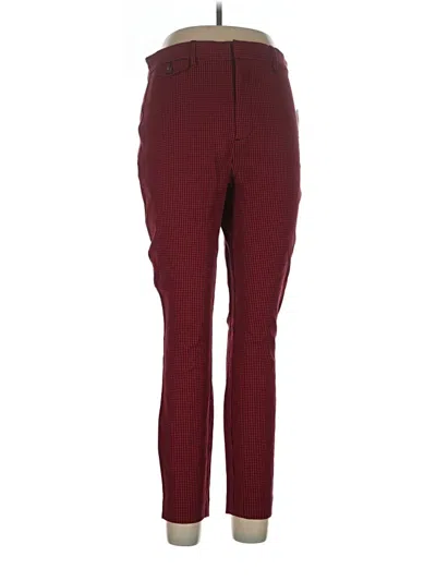 Gap Casual Pants In Burgundy