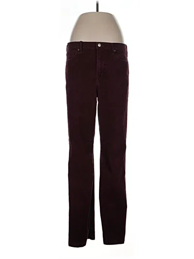 Pre-owned Gap Casual Pants In Burgundy