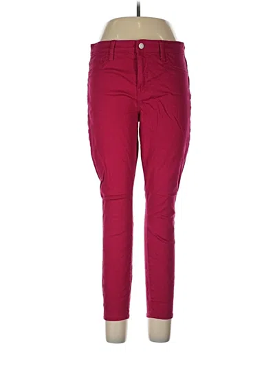 Pre-owned Gap Casual Pants In Burgundy