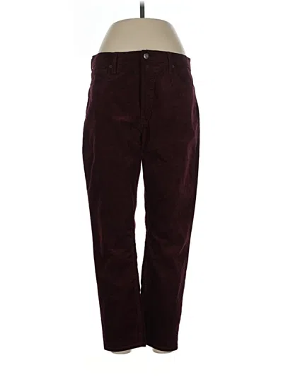 Pre-owned Gap Casual Pants In Burgundy