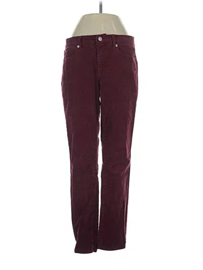 Pre-owned Gap Casual Pants In Burgundy