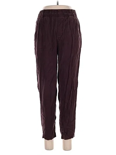 Pre-owned Gap Casual Pants In Burgundy