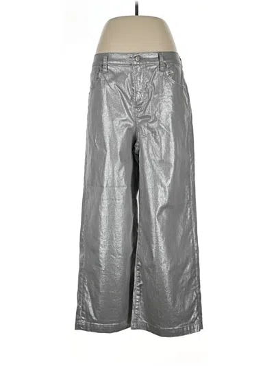Pre-owned Gap Casual Pants In Silver