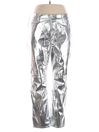 Gap Casual Pants In Silver