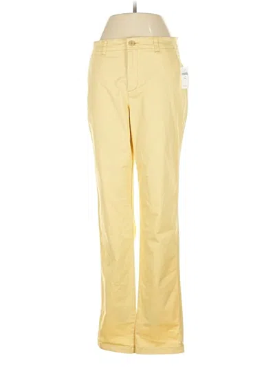 Pre-owned Gap Casual Pants In Yellow