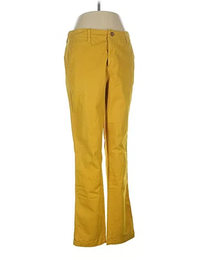 Pre-owned Gap Casual Pants In Yellow