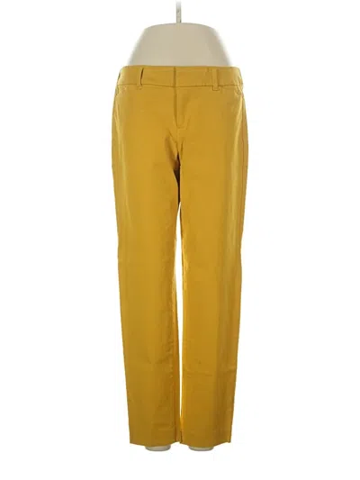 Pre-owned Gap Casual Pants In Yellow
