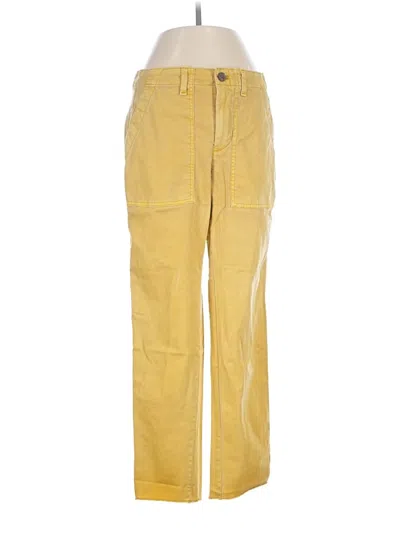 Pre-owned Gap Casual Pants In Yellow
