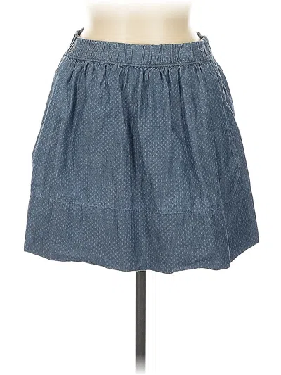 Pre-owned Gap Casual Skirt In Blue