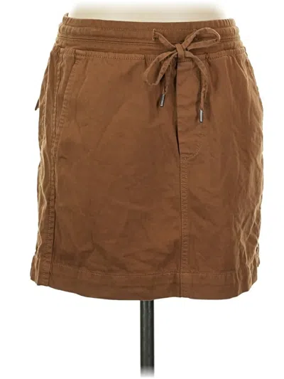 Pre-owned Gap Casual Skirt In Brown