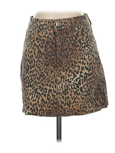 Pre-owned Gap Casual Skirt In Brown