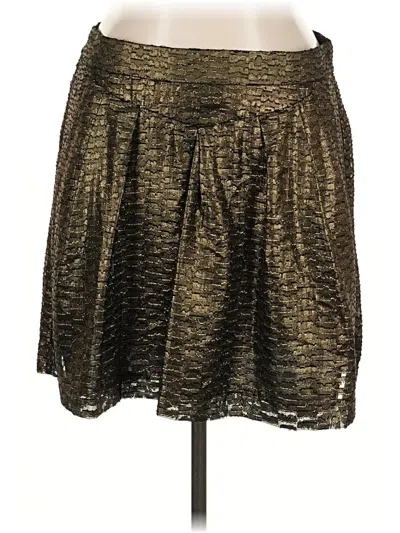 Pre-owned Gap Casual Skirt In Gold