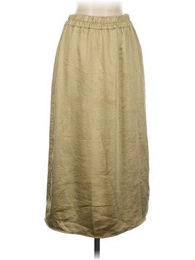 Pre-owned Gap Casual Skirt In Gold
