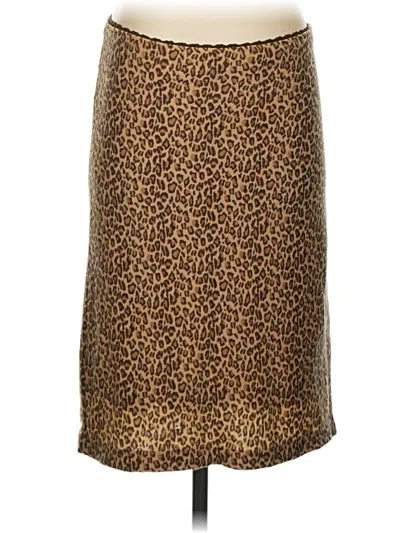 Pre-owned Gap Casual Skirt In Gold