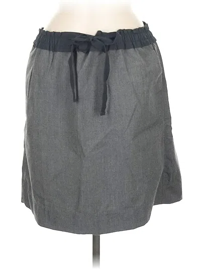 Pre-owned Gap Casual Skirt In Gray