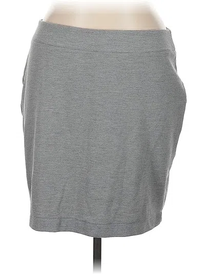 Pre-owned Gap Casual Skirt In Gray
