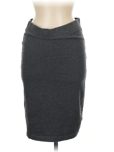 Pre-owned Gap Casual Skirt In Gray