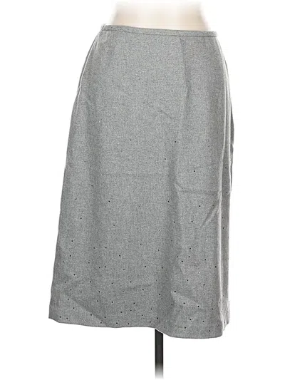 Pre-owned Gap Casual Skirt In Gray