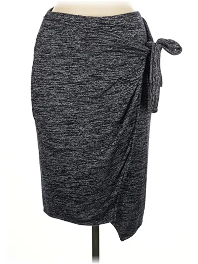 Pre-owned Gap Casual Skirt In Gray
