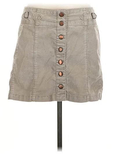 Pre-owned Gap Casual Skirt In Gray